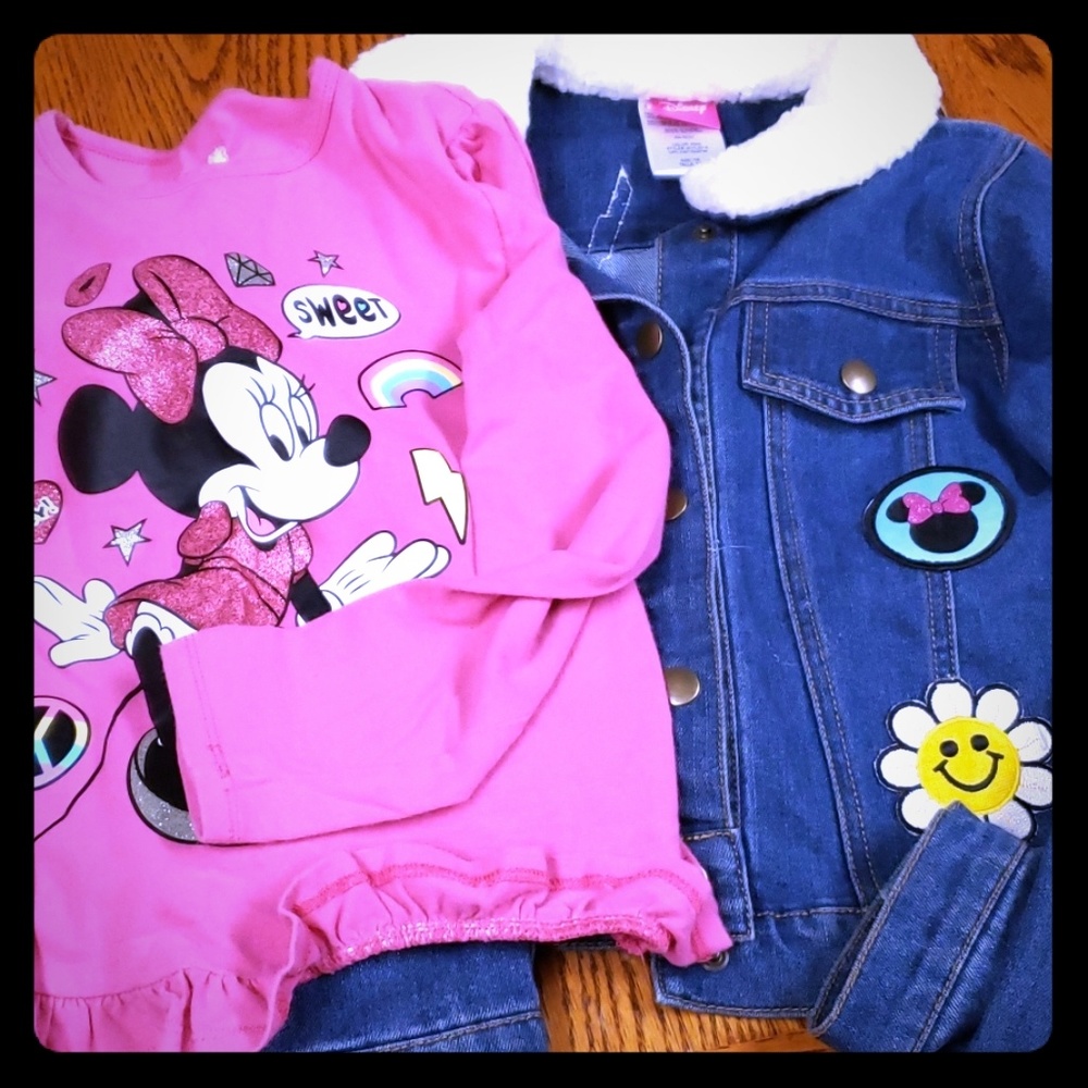 Minnie Mouse shirt and jacket
